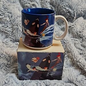 Vintage Disney Peter Pan Coffe Mug with Box